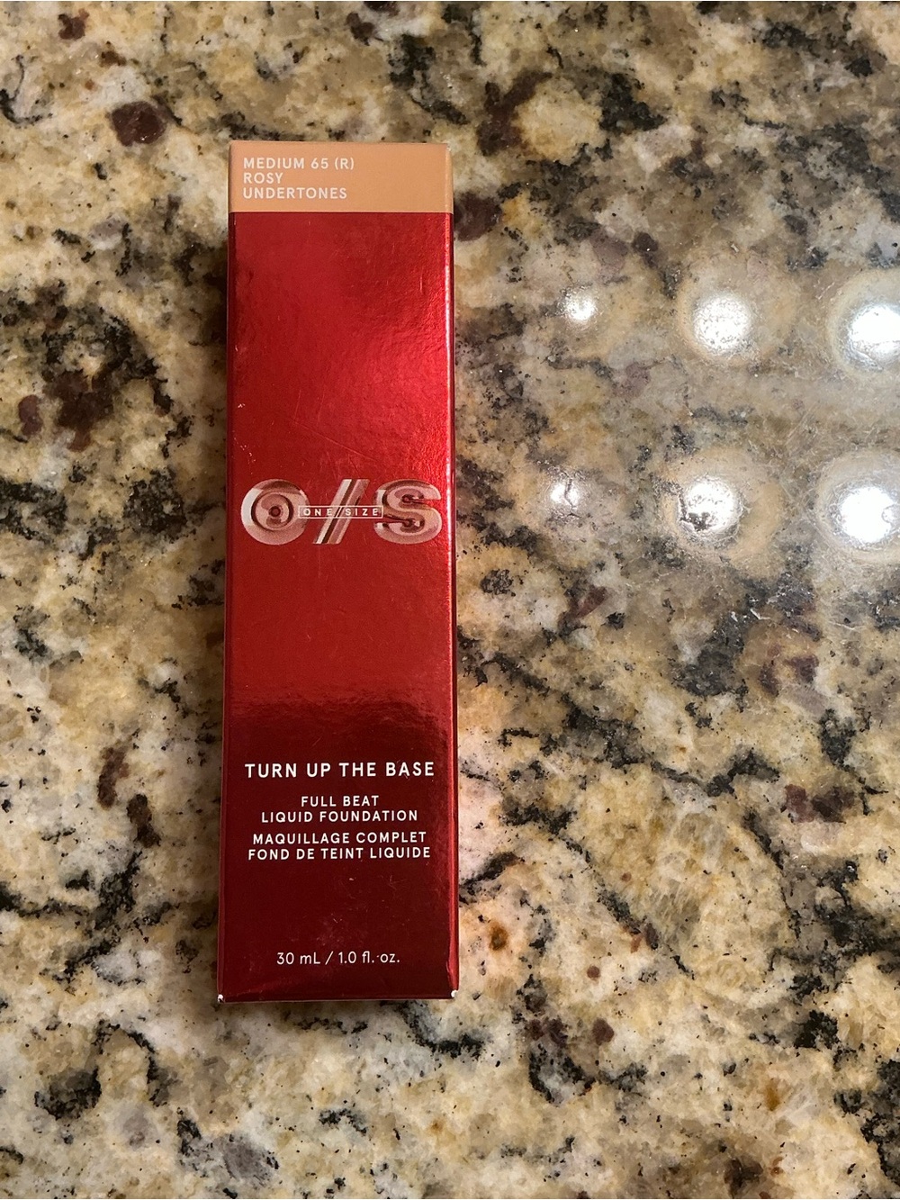 ONE/SIZE Turn Up The Base Liquid Foundation in Medium 65 (R) Rosy Undertones